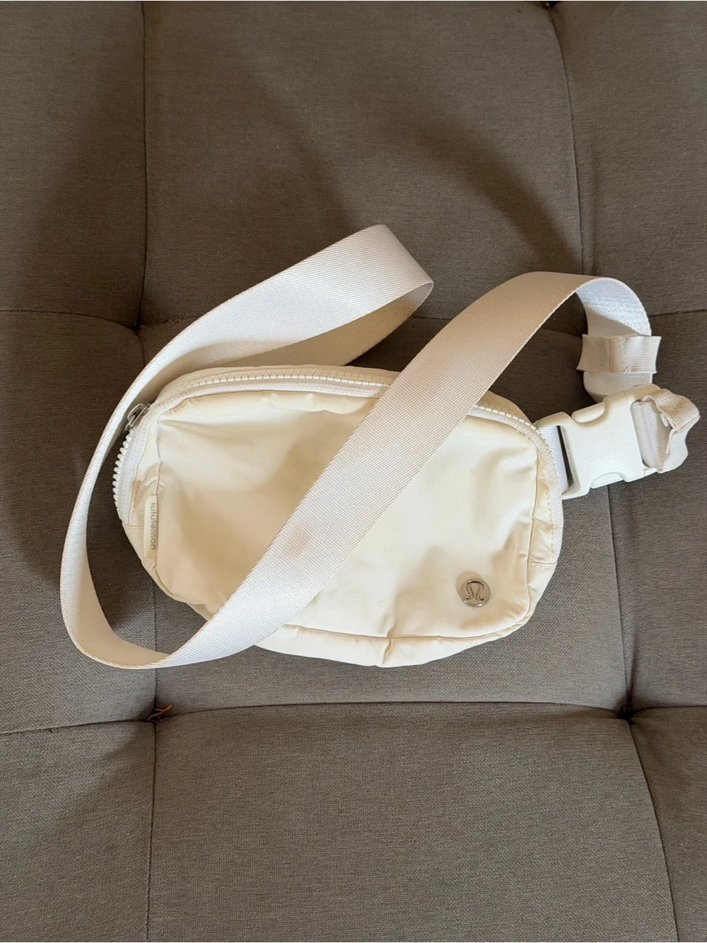lululemon athletica Cream Crossbody Belt Bag